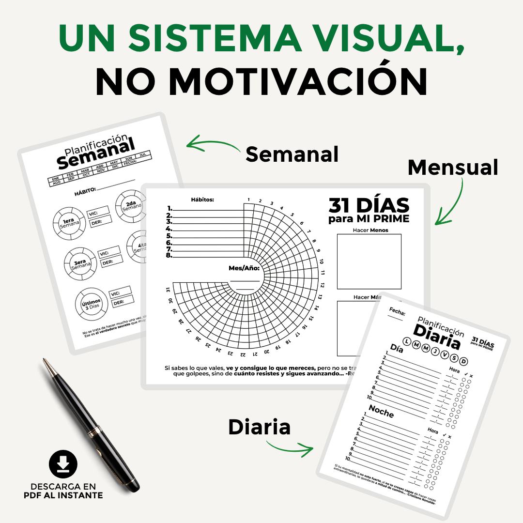 Plantillas Para No Abandonar Hábitos